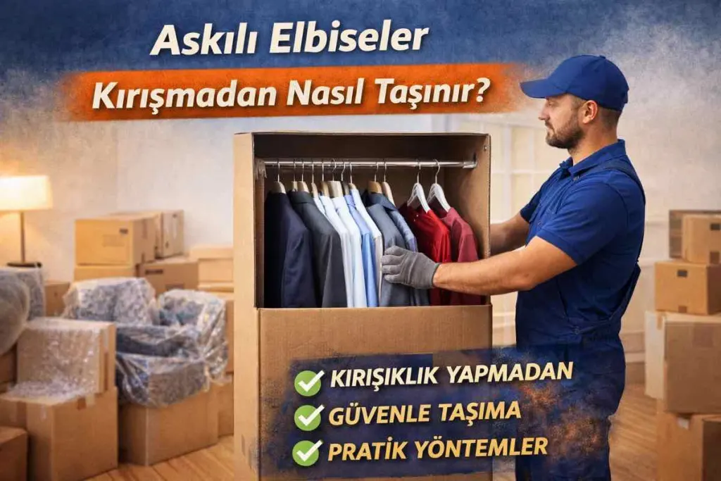 Askılı Elbiseler Kırışmadan Nasıl Taşınır?