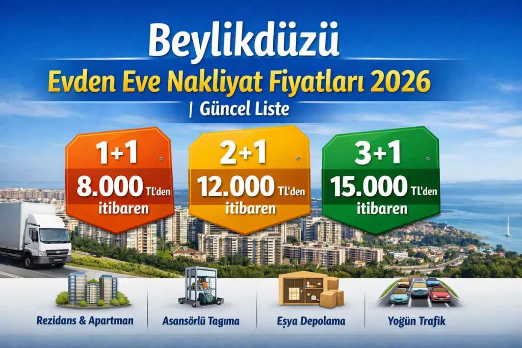 Beylikdüzü Evden Eve Nakliyat Fiyatları 2026