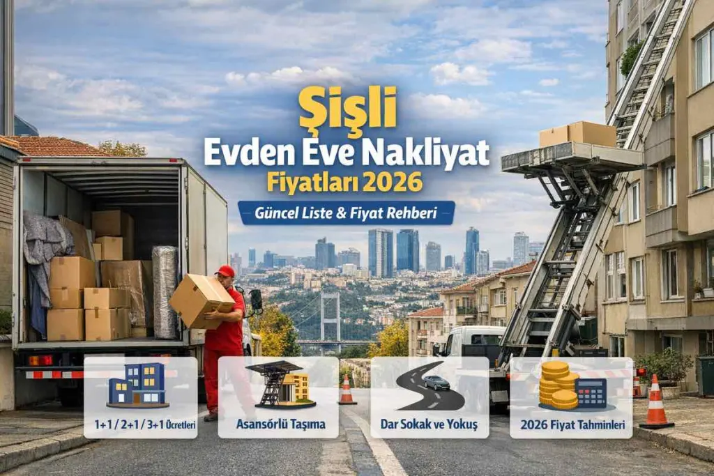 Şişli Evden Eve Nakliyat Fiyatları 2026
